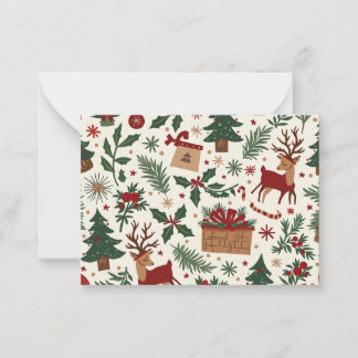 Weihnachtskarte Hinweiskarte