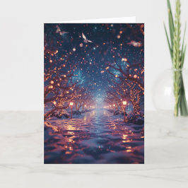 Weihnachtskarte - Hoffnung und Frieden Karte