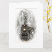 Weihnachtskarte Holiday Express Karte (Gelbe Blume)