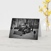 Weihnachtskarte "Homestead Tractor" Karte (Gelbe Blume)