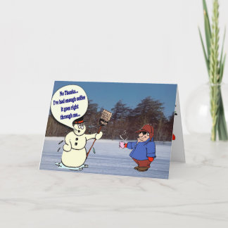 Weihnachtskarte humorvoll feiertagskarte