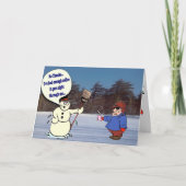 Weihnachtskarte humorvoll feiertagskarte (Vorderseite)