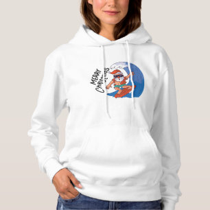 Weihnachtskarte im Juli Klassischer runder Aufkleb Hoodie