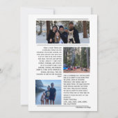 Weihnachtskarte im Magazin Feiertagskarte (Rückseite)