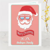 Weihnachtskarte im Stil des Weihnachtsmannes im St Karte (Gelbe Blume)