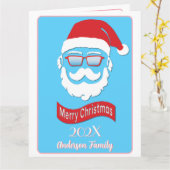 Weihnachtskarte im Stil des Weihnachtsmannes im St Karte (Gelbe Blume)