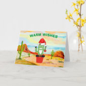 Weihnachtskarte im Südwesten der Kaktus Karte (Gelbe Blume)