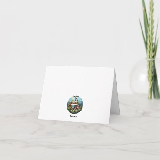 Weihnachtskarte im Südwesten Karte (Rückseite)