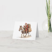 Weihnachtskarte im Südwesten Karte (Vorderseite)