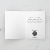 Weihnachtskarte im Winter Feiertagskarte (Innenseite)