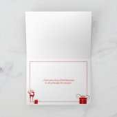 Weihnachtskarte | Imitats Feiertagskarte (Innenseite)