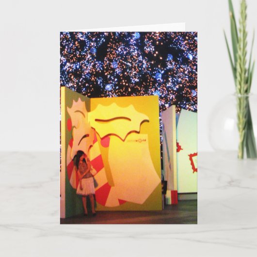 Weihnachtskarte in Bangkok, Thailand Feiertagskarte (Vorderseite)