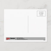 Weihnachtskarte in Bangkok, Thailand Feiertagspostkarte (Rückseite)