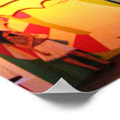 Weihnachtskarte in Bangkok, Thailand Poster (Ecke)