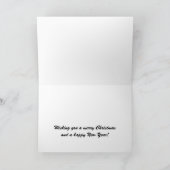 Weihnachtskarte in Moskau Feiertagskarte (Innenseite)