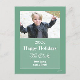 Weihnachtskarte Jede Farbe Postkarte - HAMbWG