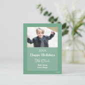 Weihnachtskarte Jede Farbe Postkarte - HAMbWG (Stehend Vorderseite)