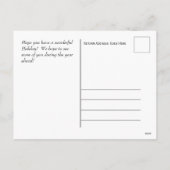 Weihnachtskarte Jede Farbe Postkarte - HAMbWG (Rückseite)