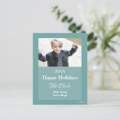 Weihnachtskarte Jede Farbe Postkarte - HAMbWG (Stehend Vorderseite)