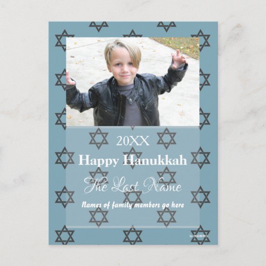 Weihnachtskarte Jede Farbe Postkarte - HAMbWG (Vorderseite)