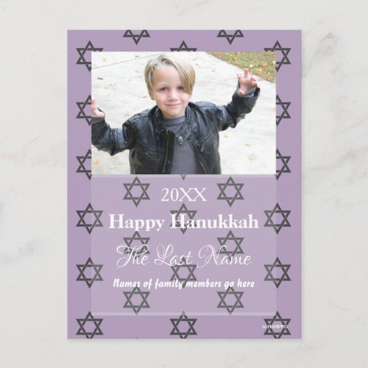 Weihnachtskarte Jede Farbe Postkarte - HAMbWG (Vorderseite)