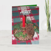 Weihnachtskarte/JESUS Feiertagskarte (Vorderseite)