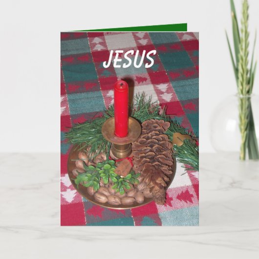 Weihnachtskarte/JESUS Feiertagskarte (Vorderseite)