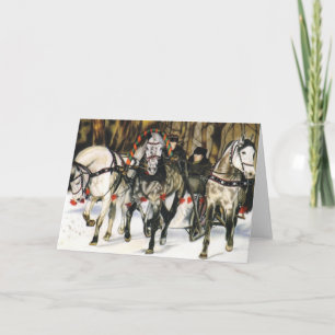 Weihnachtskarte "Joy Ride" Feiertagskarte