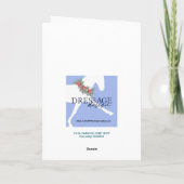 WEIHNACHTSKARTE JUMP GIFT DANKESKARTE (Rückseite)