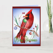 Weihnachtskarte Kardinal Feiertagskarte (Vorderseite)
