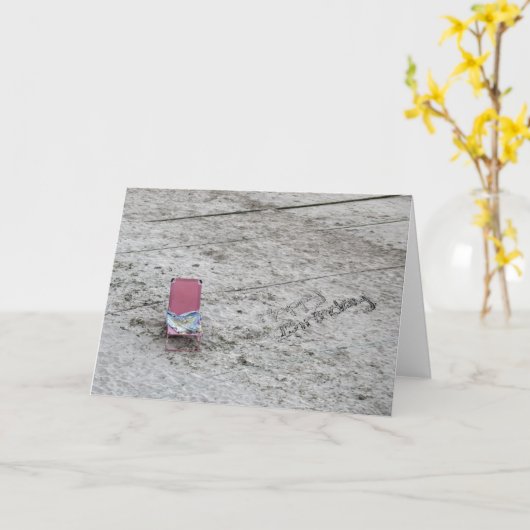 Weihnachtskarte Karte (Gelbe Blume)