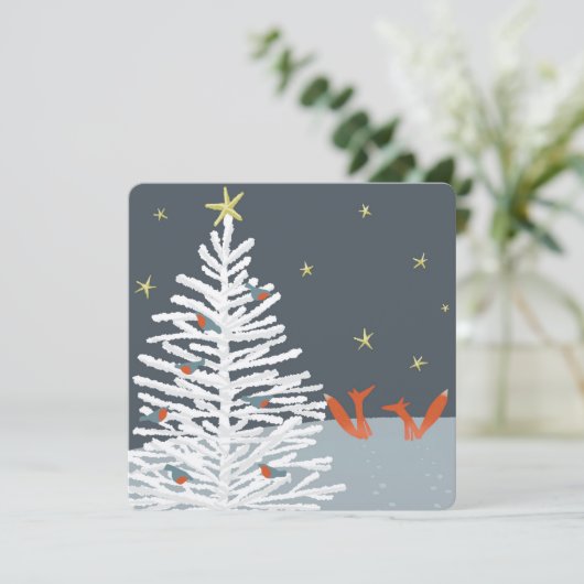 Weihnachtskarte Karte (Stehend Vorderseite)