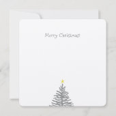 Weihnachtskarte Karte (Rückseite)