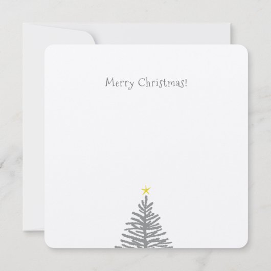 Weihnachtskarte Karte (Rückseite)