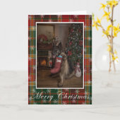 Weihnachtskarte Karte (Gelbe Blume)