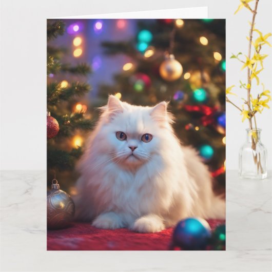 Weihnachtskarte Karte (Gelbe Blume)