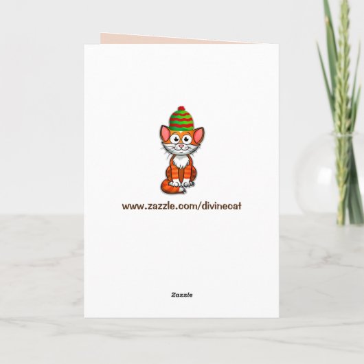 Weihnachtskarte Karte (Rückseite)