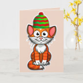 Weihnachtskarte Karte (Gelbe Blume)