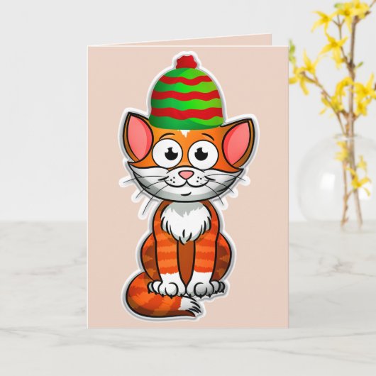 Weihnachtskarte Karte (Gelbe Blume)