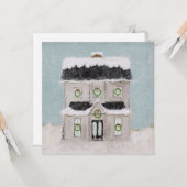 Weihnachtskarte Karte (Vorderseite/Rückseite Beispiel)