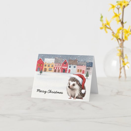 Weihnachtskarte Karte (Gelbe Blume)