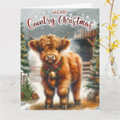 Weihnachtskarte Karte (Gelbe Blume)