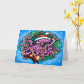 Weihnachtskarte Karte (Gelbe Blume)