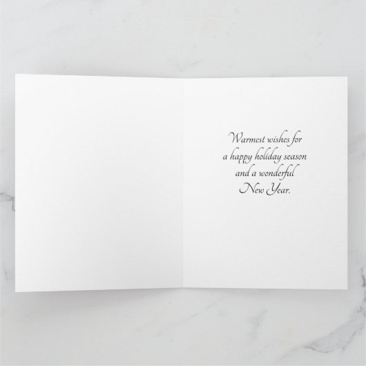 Weihnachtskarte Karte (Innenseite)