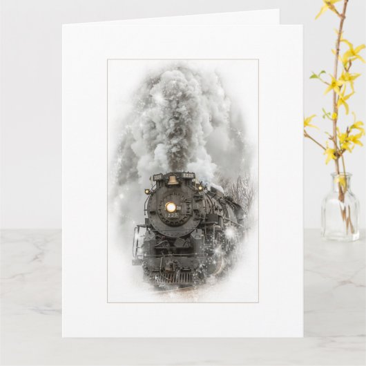 Weihnachtskarte Karte (Gelbe Blume)