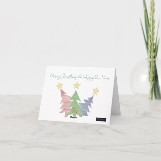 Weihnachtskarte Karte (Rückseite)