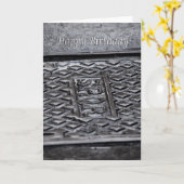 Weihnachtskarte Karte (Gelbe Blume)