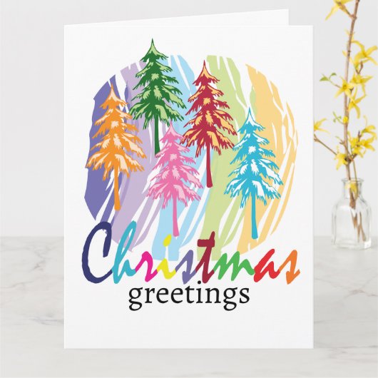 Weihnachtskarte Karte (Gelbe Blume)