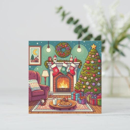 Weihnachtskarte Karte (Stehend Vorderseite)