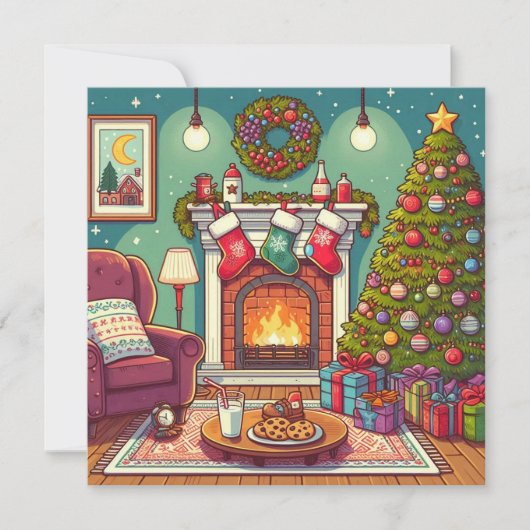 Weihnachtskarte Karte (Vorderseite)